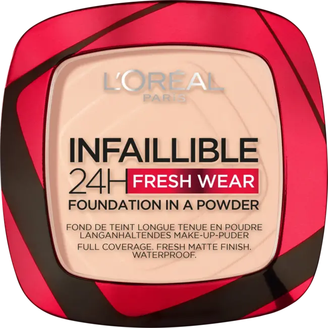 L'ORÉAL PARIS   Foundation Puder Infaillible 24H Fresh Wear 180 Rose Sand 9 g