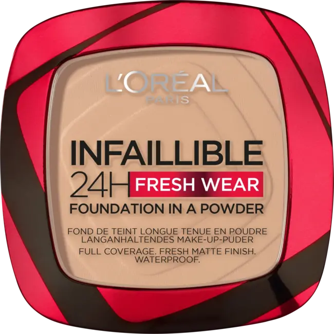 L'ORÉAL PARIS   Foundation Puder Infaillible 24H Fresh Wear 130 True Beige 9 g