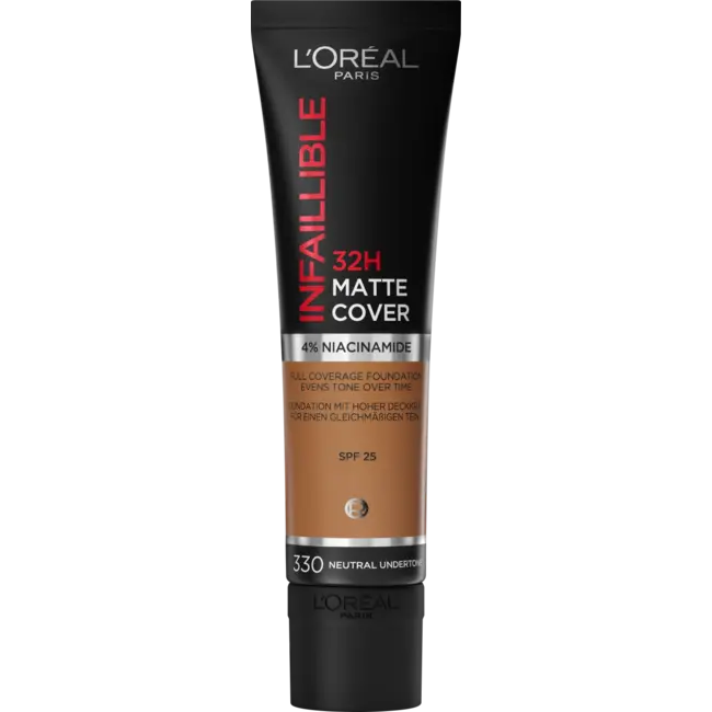 L'ORÉAL PARIS   Foundation Infaillible 32H Matte Cover 330 Noisette/hazelnoot 30 ml