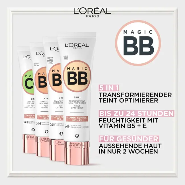 L'ORÉAL PARIS   BB Creme C'est Magique Medium, SPF 20 30 ml