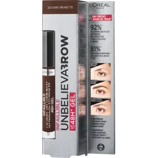 L'ORÉAL PARIS L'ORÉAL PARIS   Augenbrauengel Infaillible Unbelieva Brow 48H 3.0 Brunette