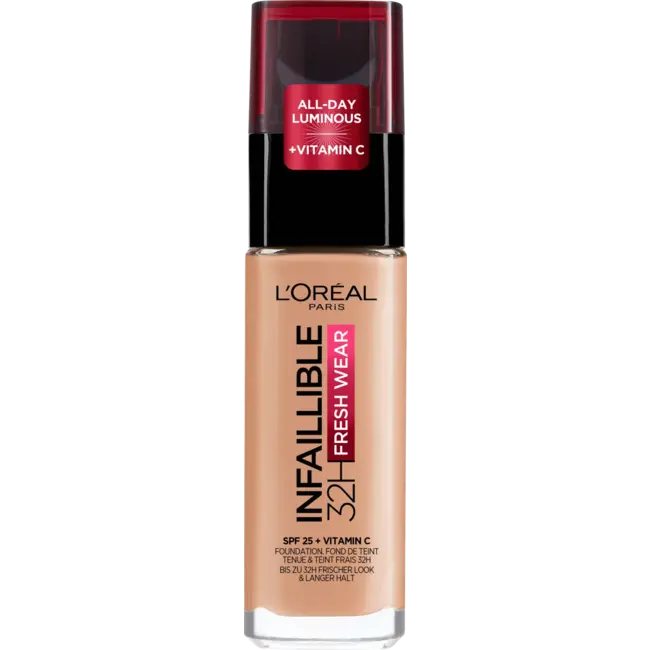 L'ORÉAL PARIS   Foundation Infaillible 32h Fresh Wear, 235 Honey, LSF 25 30 ml