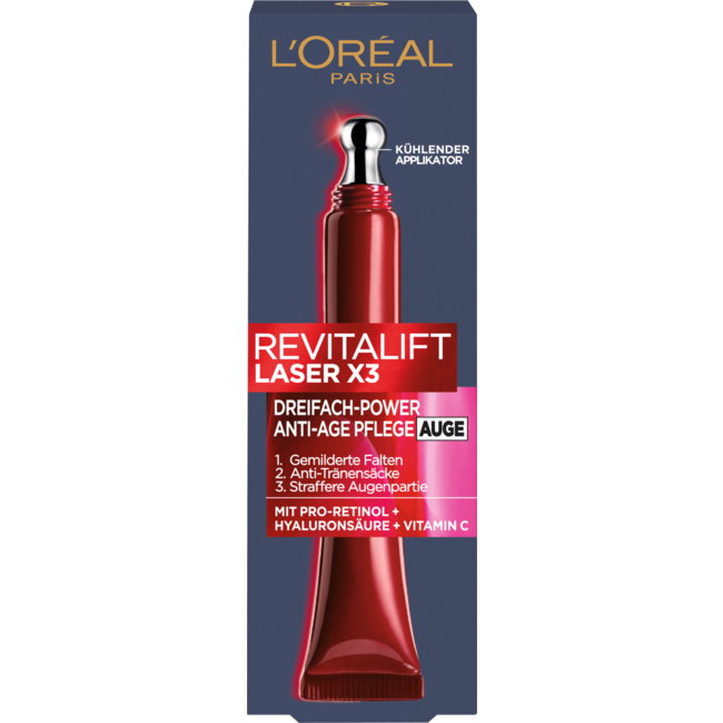 L'ORÉAL PARIS Anti Age Oogcrème Revitalift Laser X3 15 ml