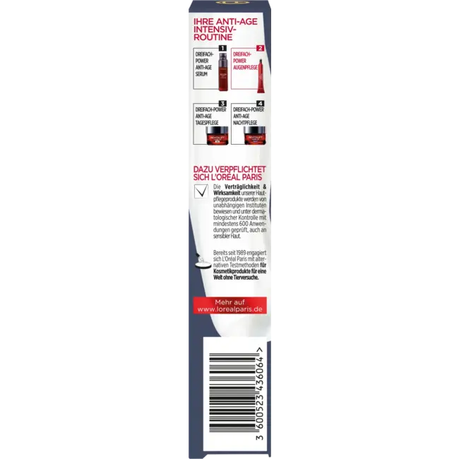 L'ORÉAL PARIS Anti Age Oogcrème Revitalift Laser X3 15 ml