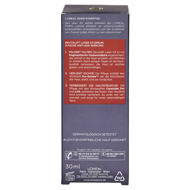 L'ORÉAL PARIS Anti Age Serum Revitalift Laser X3 30 ml