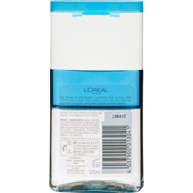 L'ORÉAL PARIS Oogmake-Up Verwijderaar Twee Fasen 125 ml