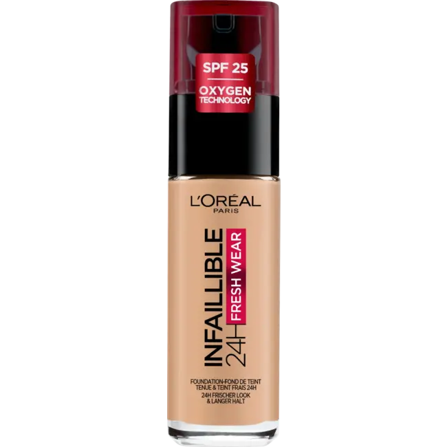L'ORÉAL PARIS Foundation Infaillible 32h Fresh Wear 140 Golden Beige LSF 25 30 ml