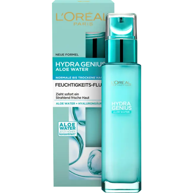 L'ORÉAL PARIS  Gezichtscrème Hydra Genius Fluid Normale Tot Droge huid 70 ml