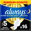 always Ultra Maandverband Secure Night Extra 5 Met Vleugels Bigpack 16st