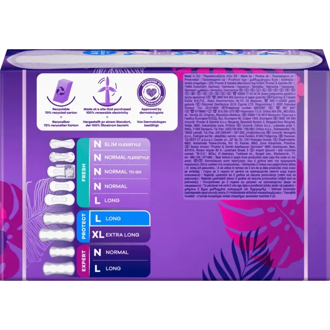 always Inlegkruisjes Daily Protect Long Met Frisse Geur Bigpack 48st