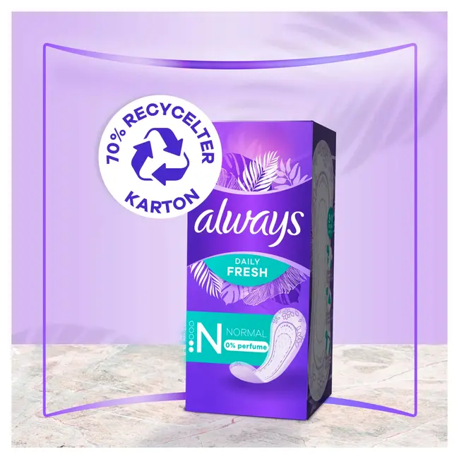 always Inlegkruisjes Daily Protect Long Met Frisse Geur Bigpack 48st