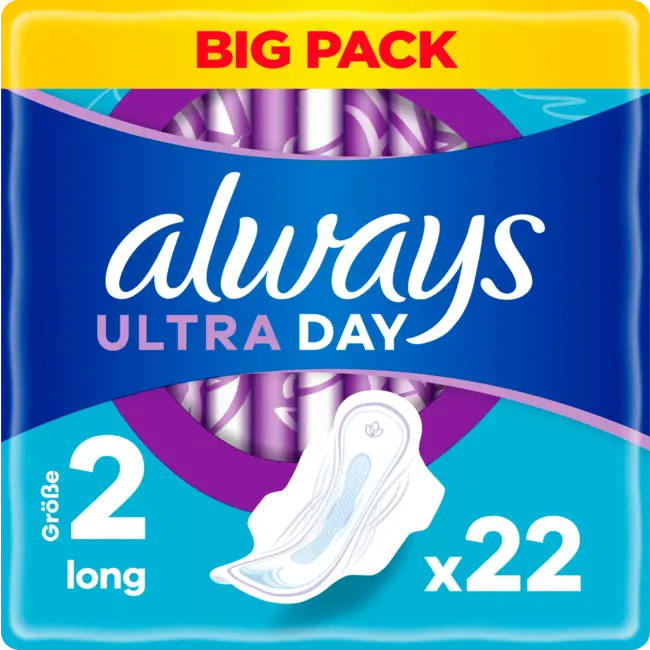 always Ultra Maandverband Long Met Vleugels Bigpack 22st