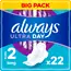 always Ultra Maandverband Long Met Vleugels Bigpack 22st