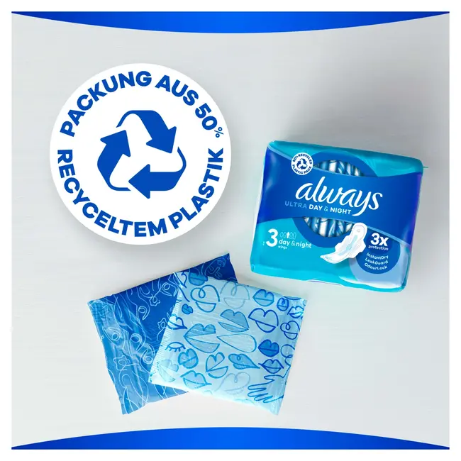 always Ultra Maandverband Dag&nacht Met Vleugels Bigpack 20 St