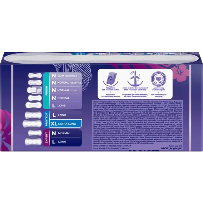 always Inlegkruisjes Daily Protect Extra Long Met Frisse Geur Bigpack 40 St