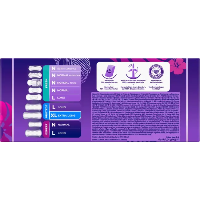 always Inlegkruisjes Daily Protect Extra Long Met Frisse Geur Bigpack 40 St