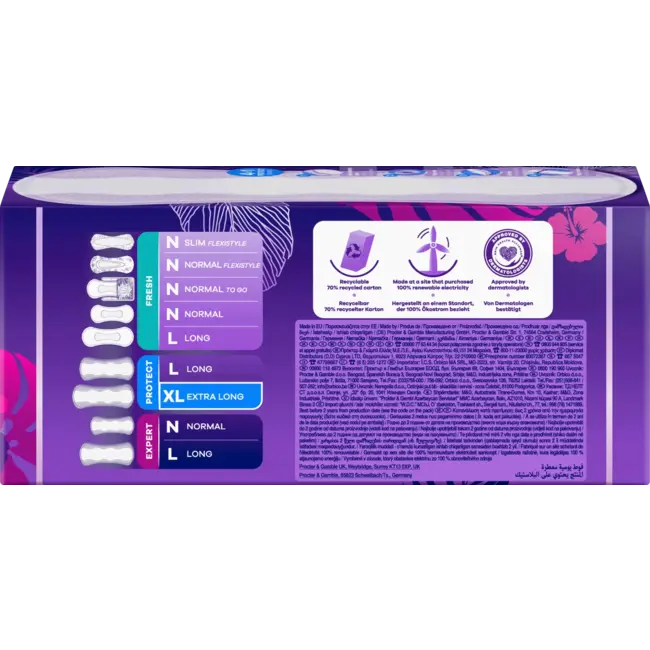 always Inlegkruisjes Daily Protect Extra Long Met Frisse Geur Bigpack 40 St