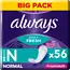 always Inlegkruisjes Daily Fresh Normal Met Frisse Geur Bigpack 56 St