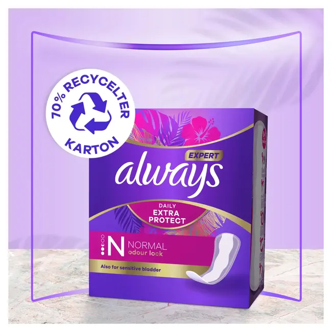 always Slipeinlagen Daily Extra Protect Normal Bigpack 48 St
