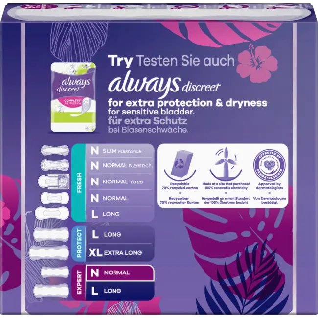 always Slipeinlagen Daily Extra Protect Normal Bigpack 48 St