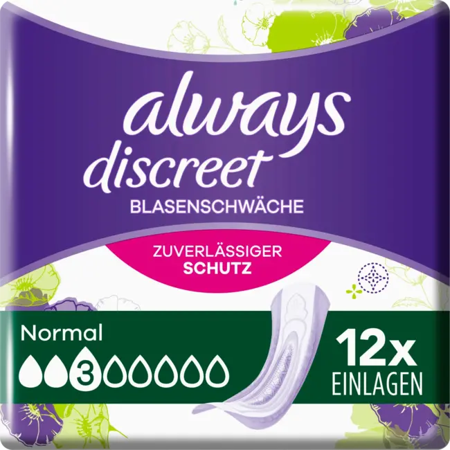 always Discreet Inlegkruisjes Incontinentie Normaal 12st