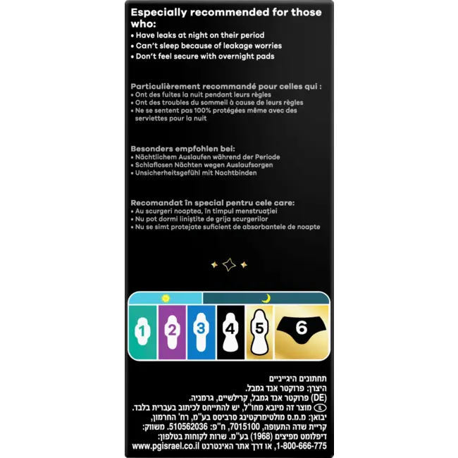 always Menstruatie Onderbroeken Maat S/M 3st