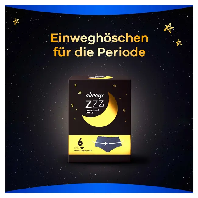 always Menstruatie Onderbroeken Maat S/M 3st
