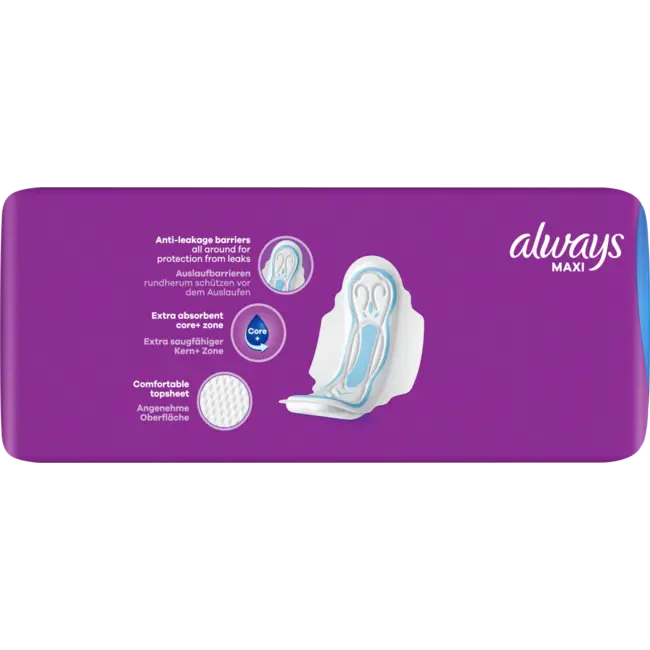 always Maxi Maandverband Long Met Vleugels 14 St