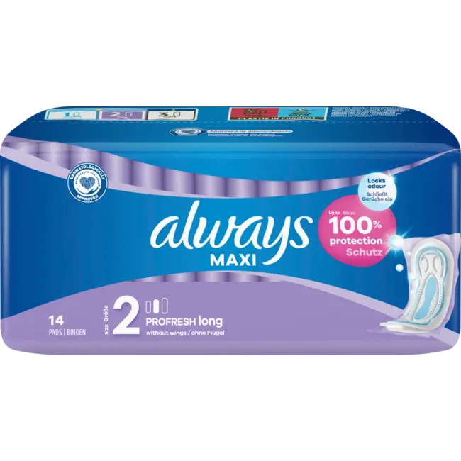 always Maxi Maandverband Profresh Long 14st