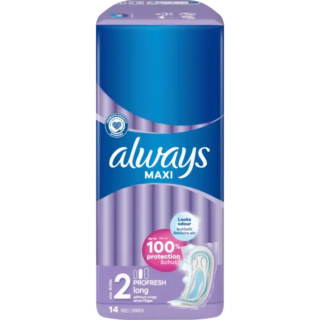 always Maxi Maandverband Profresh Long 14st