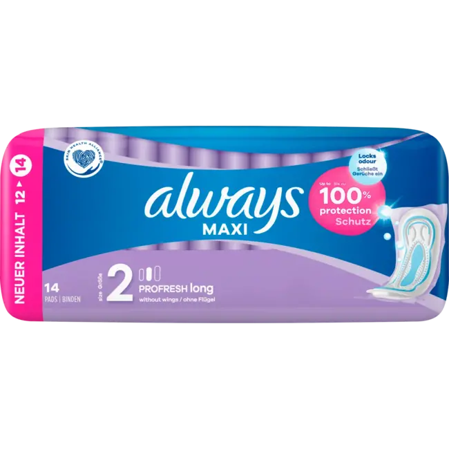 always Maxi Maandverband Profresh Long 14st