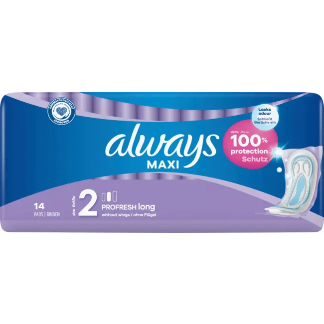 always Maxi Maandverband Profresh Long 14st