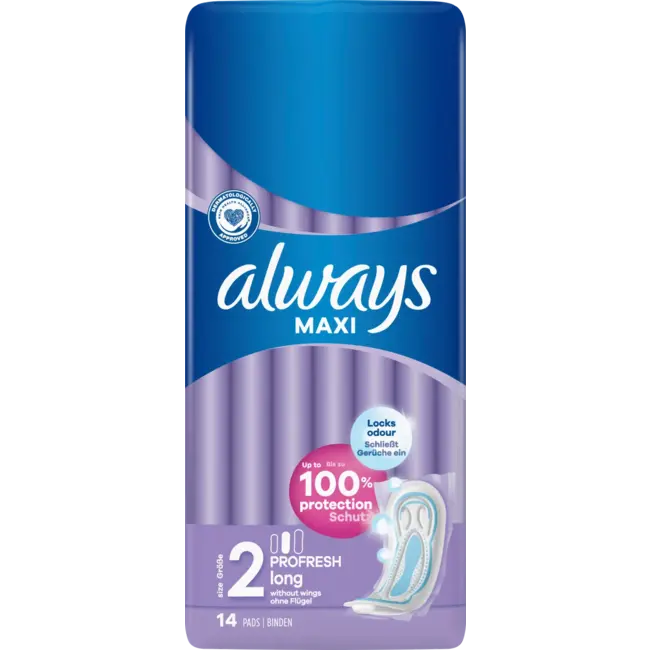 always Maxi Maandverband Profresh Long 14st