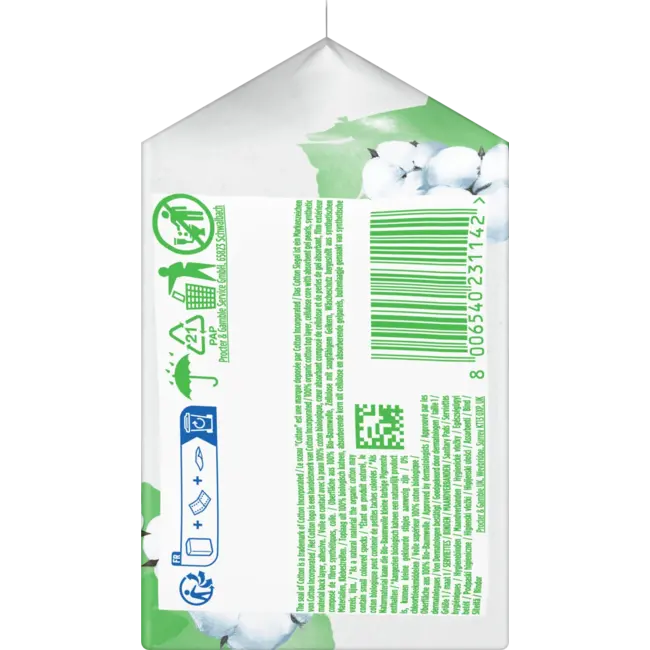 always Ultra-Maandverband Cotton Met Vleugels 11 St