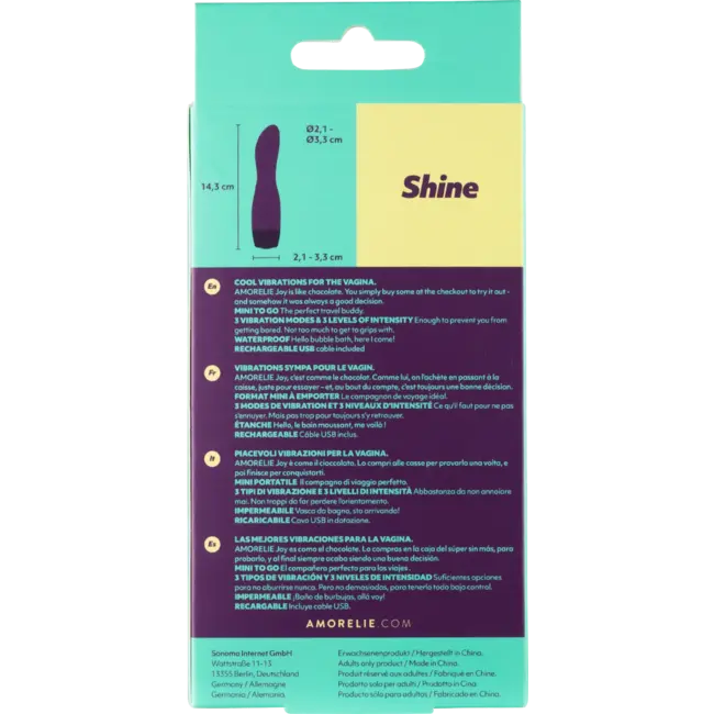 AMORELIE Mini Vibrator 1 St