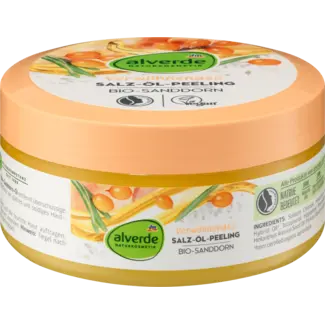 ALVERDE NATURKOSMETIK alverde NATURKOSMETIK Verwennende Zout-olie-peeling