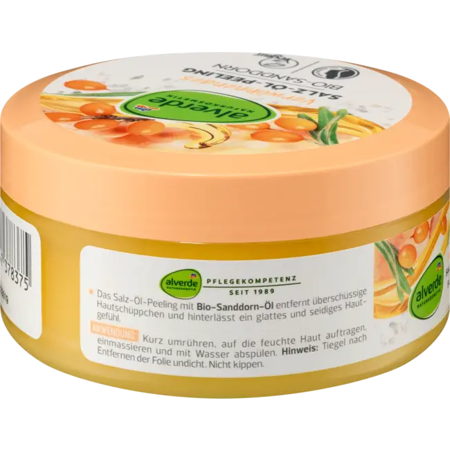 alverde NATURKOSMETIK Verwennende Zout-olie-peeling 250 g
