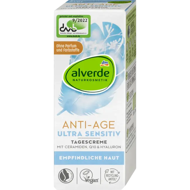 alverde NATURKOSMETIK Anti Age Gezichtscrème Ultra Sensitive 50 ml