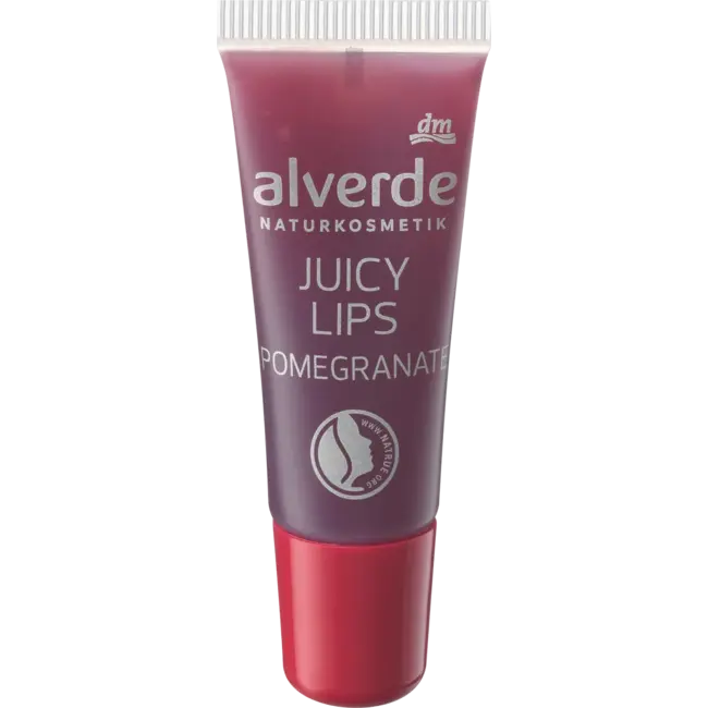alverde NATURKOSMETIK Lipgloss Juicy Lips Pomegranate 8 ml