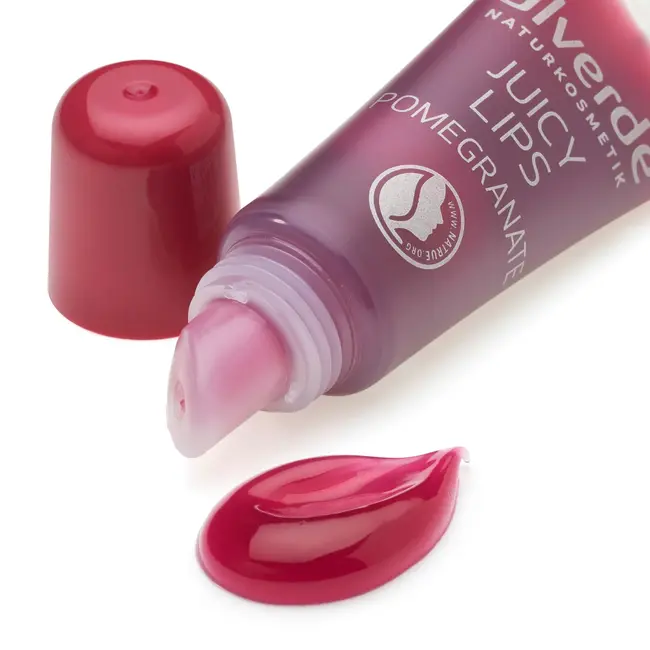 alverde NATURKOSMETIK Lipgloss Juicy Lips Pomegranate 8 ml