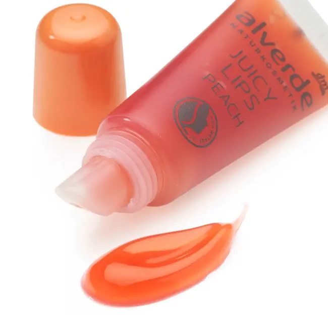 alverde NATURKOSMETIK Lipgloss Juicy Lips Peach 8 ml