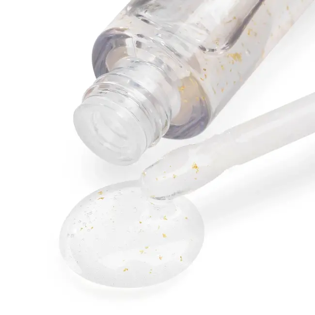 alverde NATURKOSMETIK Lipgloss Transparant Met Hyaluron & Bladgoud 5 ml