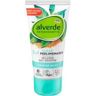 ALVERDE NATURKOSMETIK alverde NATURKOSMETIK Peelingmasker 2in1 Clear
