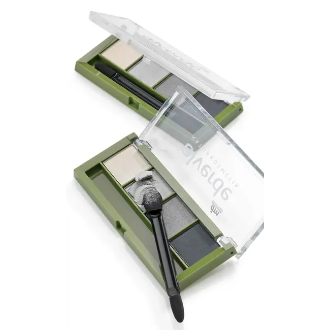 alverde NATURKOSMETIK Oogschaduw Palette 75 Smokey Eyes 4 g