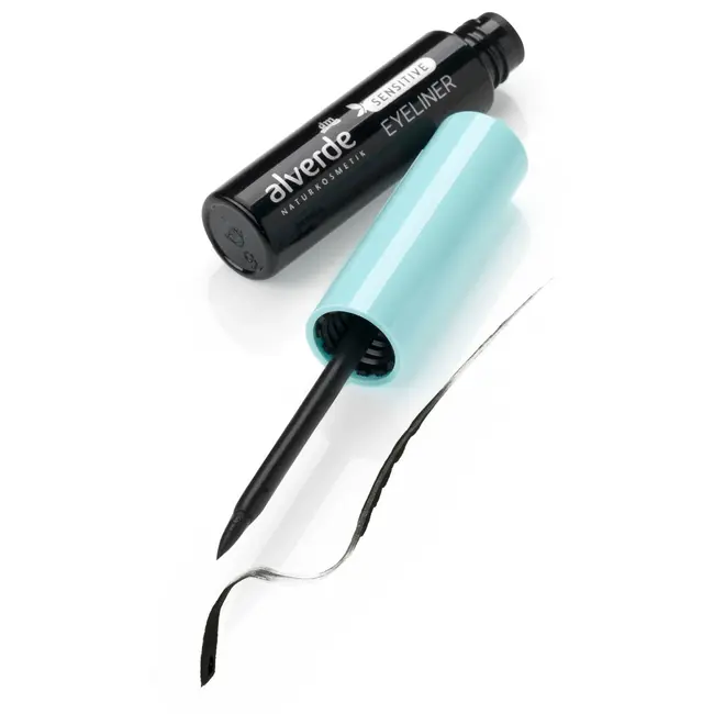 alverde NATURKOSMETIK Eyeliner Sensitive Zwart 3 ml