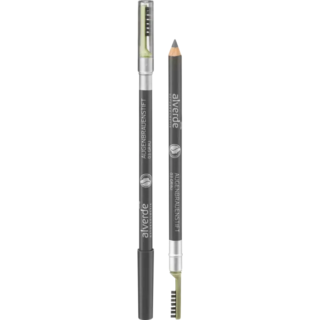 alverde NATURKOSMETIK Wenkbrauwpotlood 03 Grijs 1.1 g