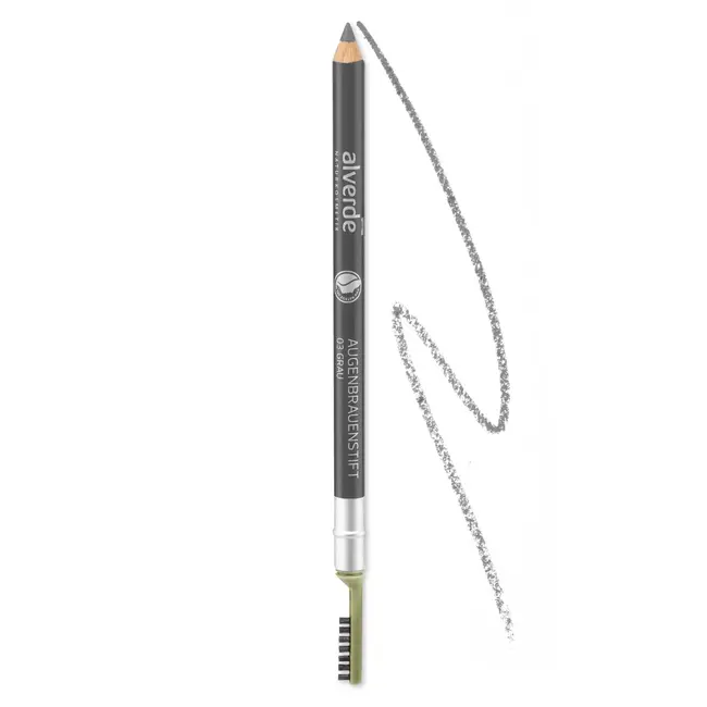 alverde NATURKOSMETIK Wenkbrauwpotlood 03 Grijs 1.1 g