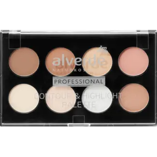 ALVERDE NATURKOSMETIK alverde NATURKOSMETIK Contour & Highlight Palette Professional