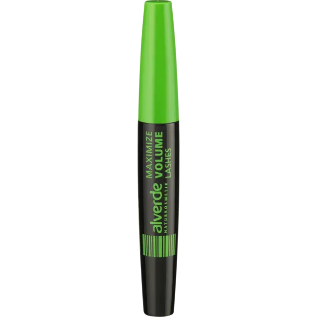 alverde NATURKOSMETIK Mascara Maximize Volume 10 Zwart 8 ml