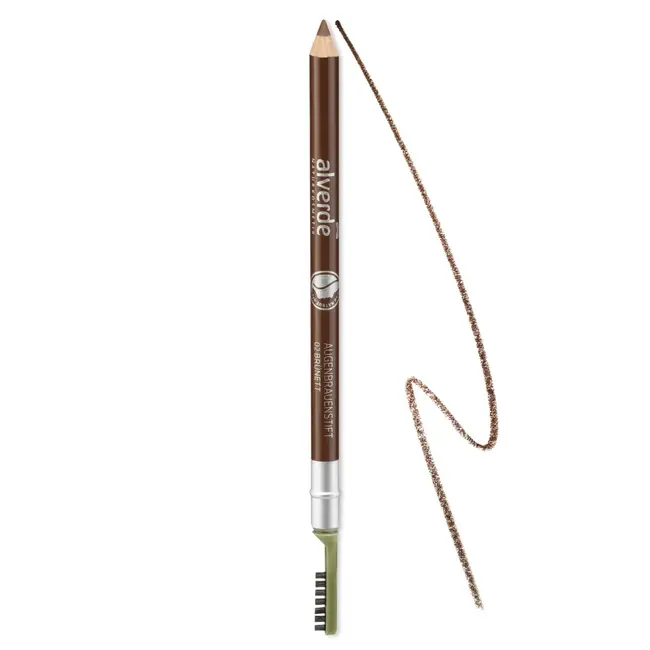 alverde NATURKOSMETIK Wenkbrauwpotlood 02 Bruin 1.1 g